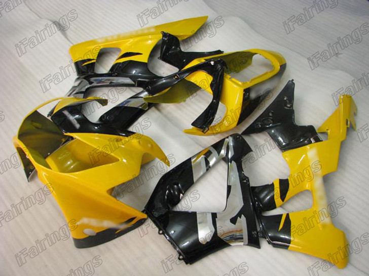 Honda CBR900RR CBR929RR custom bodywork yellow and black