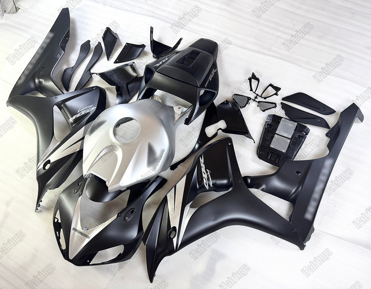 2006 2007 CBR1000RR Fairing Kit | Matte Black/Matte Silver