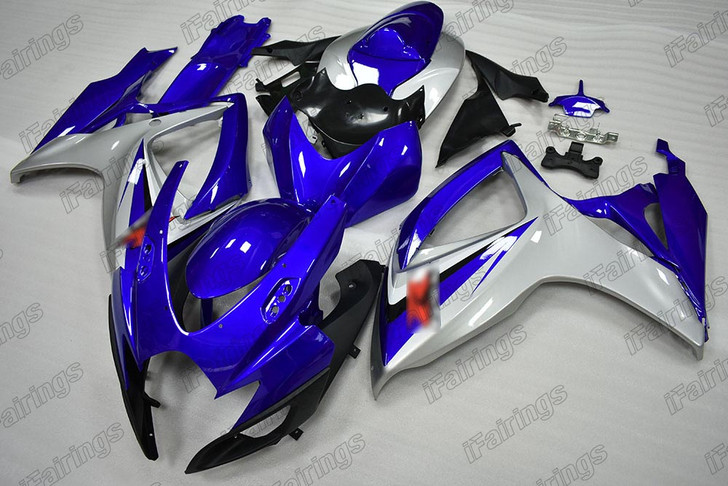 2006 2007 Suzuki GSXR 600/750 OEM Fairing blue and silver