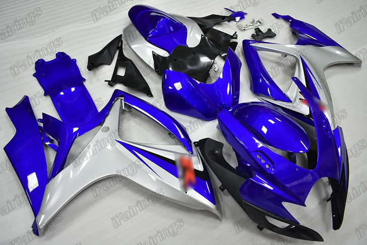 2006 2007 Suzuki GSXR 600/750 blue and silver fairing and bodywork