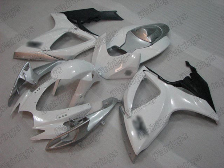 2006 2007 Suzuki GSXR 600/750 gloss white fairing