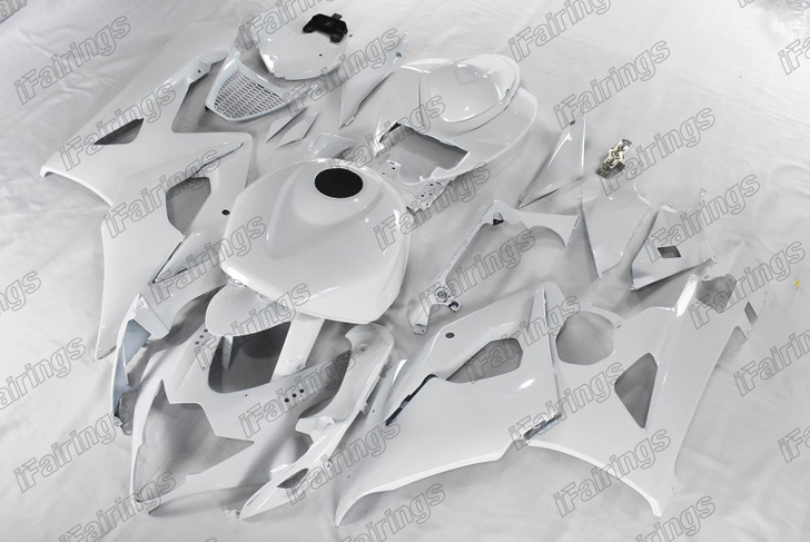 2005 2006 Suzuki GSXR1000 pearl white fairing