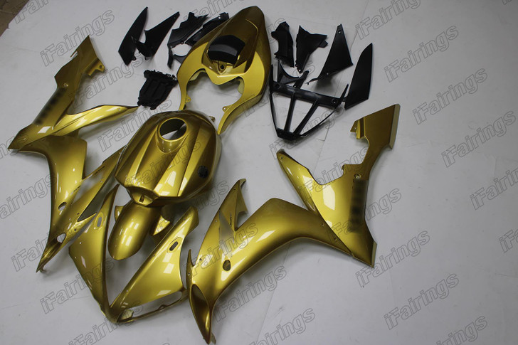 2004 2005 2006 Yamaha YZF R1 gold fairing