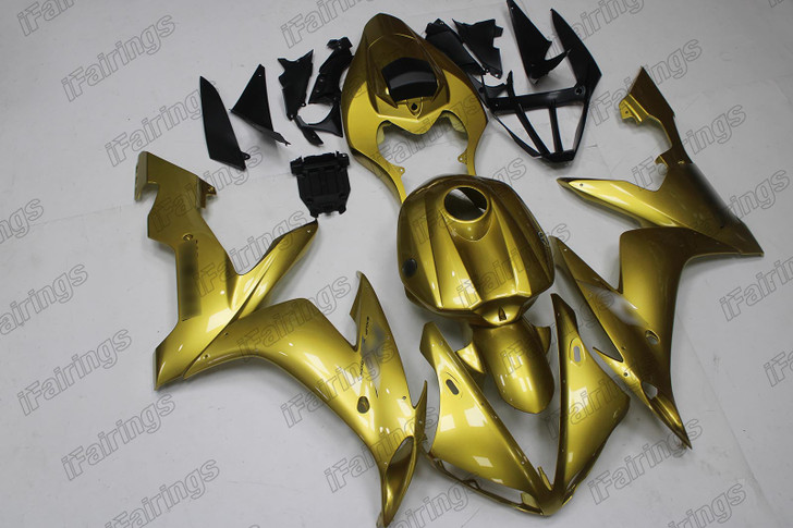 2004 2005 2006 Yamaha YZF R1 gold body kit