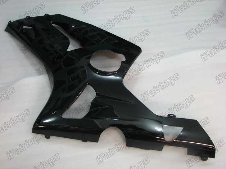 2003 2004 Kawasaki Ninja ZX-6R ZX-6RR 636 gray flame cowlings