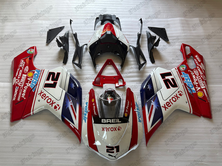 Ducati 848 EVO 1098 1198 Troy Bayliss XEROX replacement bodywork