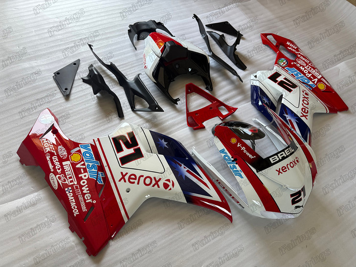 Ducati 848 EVO 1098 1198 Troy Bayliss XEROX body kit