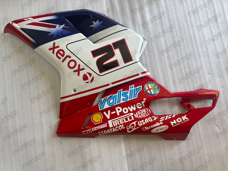 Ducati 848 EVO 1098 1198 Troy Bayliss XEROX plastic kit