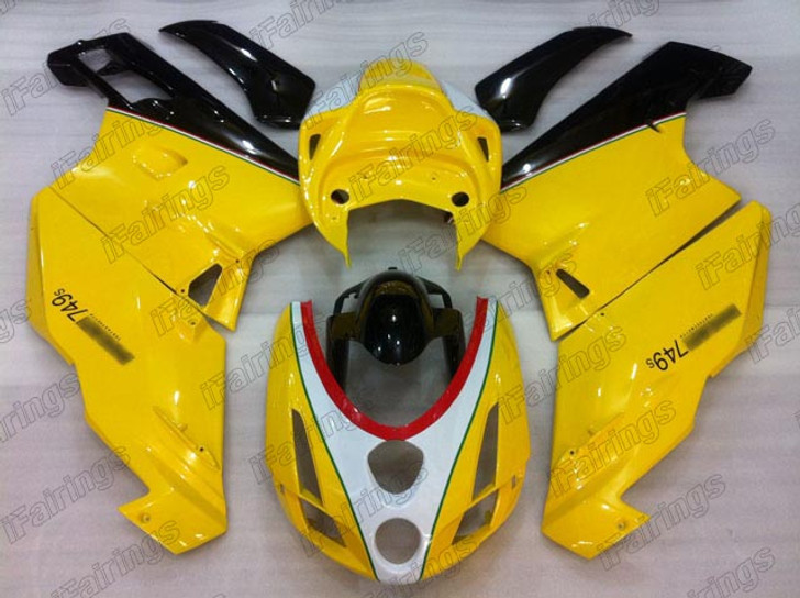 2003 2004 Ducati 749 999 yellow fairing, 2003 2004 Ducati 749 999 original fairing in yellow