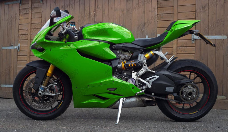 Ducati 899 1199 Panigale candy green fairing
