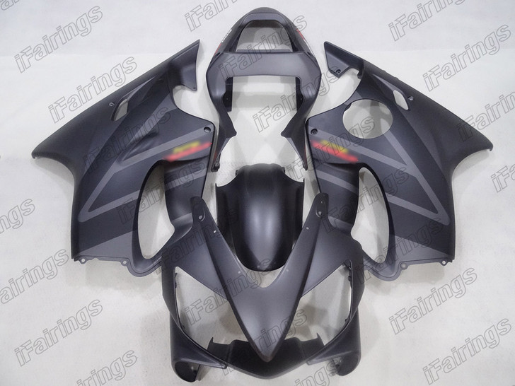 2001 2002 2003 Honda CBR600F4i custom fairings matte grey and matte black