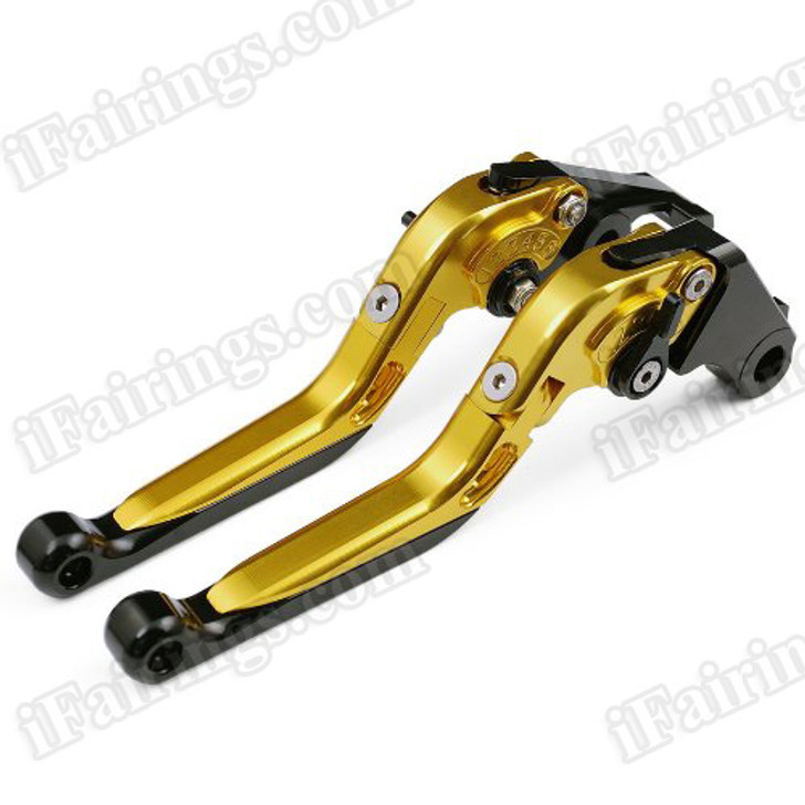Green/Black CNC adjustable folding and extendable levers for Honda CBR600RR 2003 2004 2005 2006 (F-29/Y-688H). Our levers are designed as a direct replacement of the stock levers but more benefit over the stock ones.