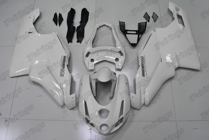 2003 2004 Ducati 749 999 pearl white fairing