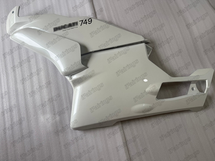 2005 2006 Ducati 749 999 satin white pearl white body cowling