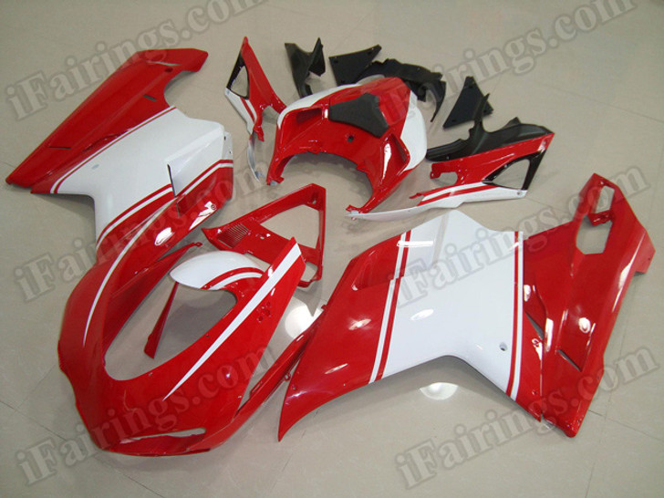 aftermarket fairings and bodywork for Ducati 848/1098/1198, this motorcycle fairings are replacement plastic with various graphics,  they are top quality and oem fairing quality comparable. All the bodywork panels are pre-drilled and 100% precise fit factory bike.