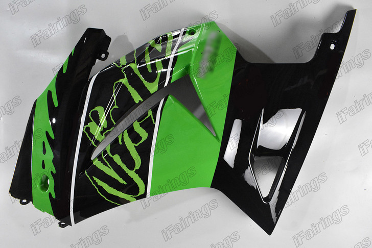 Kawasaki Ninja 250R EX250 bodywork green and black