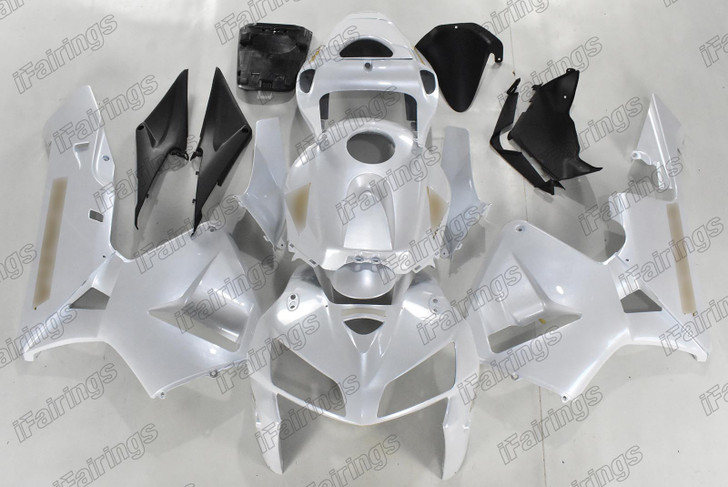 2005 2006 Honda CBR600RR F5 pearl white bodywork