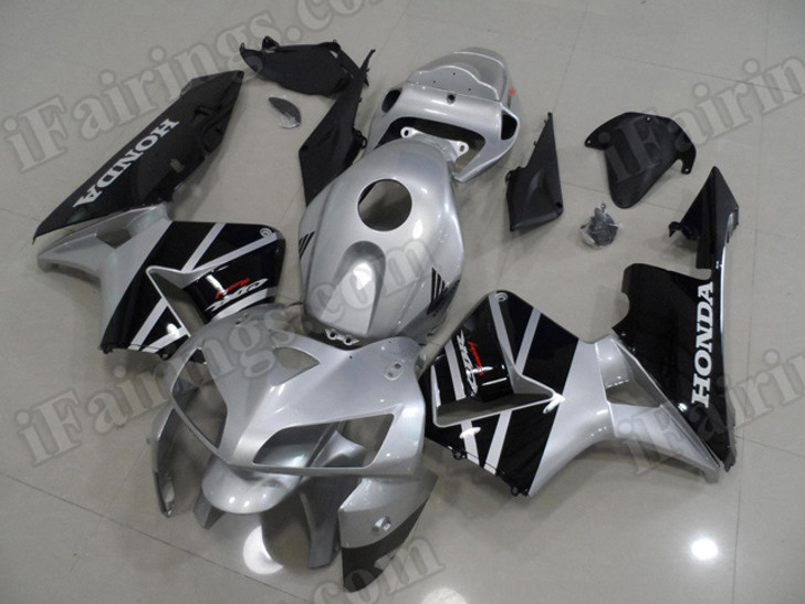 aftermarket fairings and bodywork for Honda CBR600RR 2005 2006, this motorcycle fairings are replacement plastic with various graphics,  they are top quality and oem fairing quality comparable. All the bodywork panels are pre-drilled and 100% precise fit factory bike.