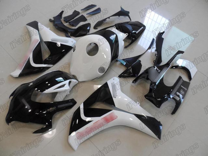 2008 2009 2010 2011 Honda CBR1000RR Fairing white and black.