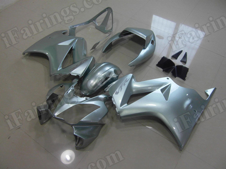 aftermarket fairings and bodywork for Honda VFR800 2002 to 2012, this motorcycle fairings are replacement plastic with various graphics,  they are top quality and oem fairing quality comparable. All the bodywork panels are pre-drilled and 100% precise fit factory bike.