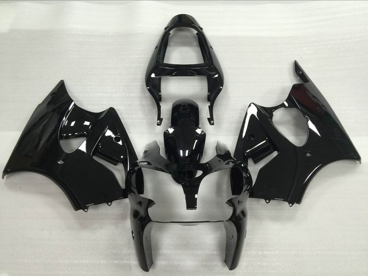 2001 2002 Kawasaki ZX6R motorcycle bodywork gloss black