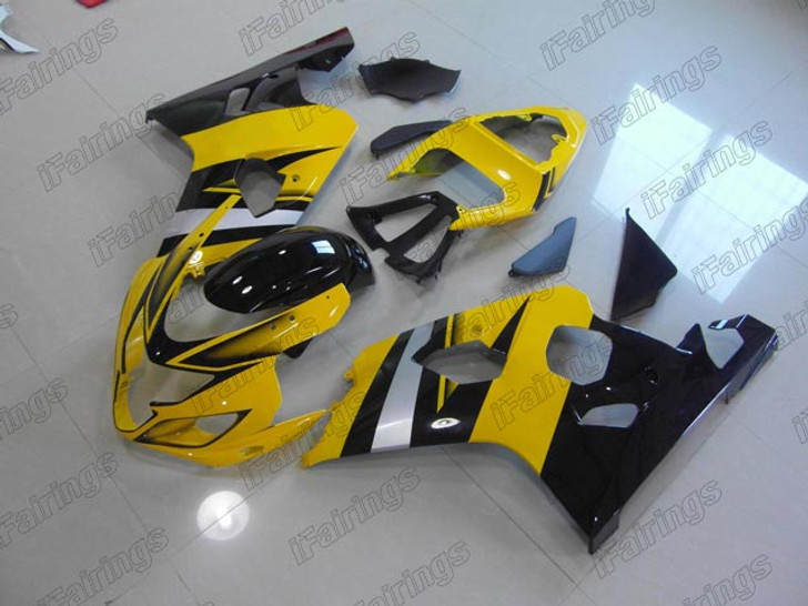 2004 2005 Suzuki GSXR 600/750 yellow and black fairing