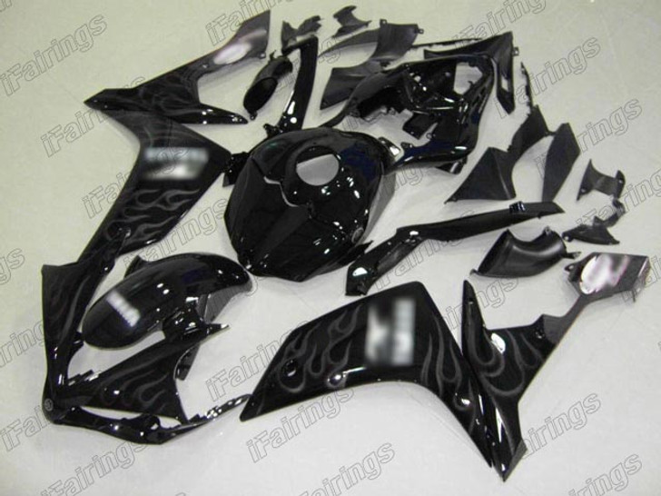 2007 2008 Yamaha YZF R1 gray flame fairing