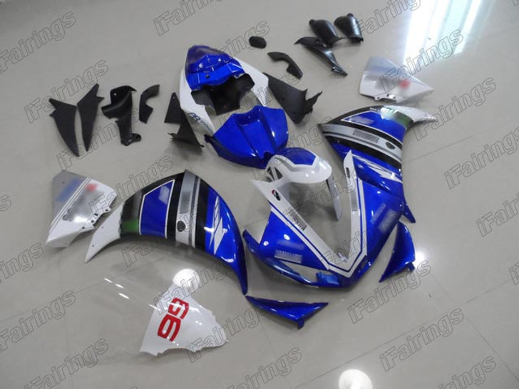 2009 2010 2011 Yamaha YZF R1 blue fairings