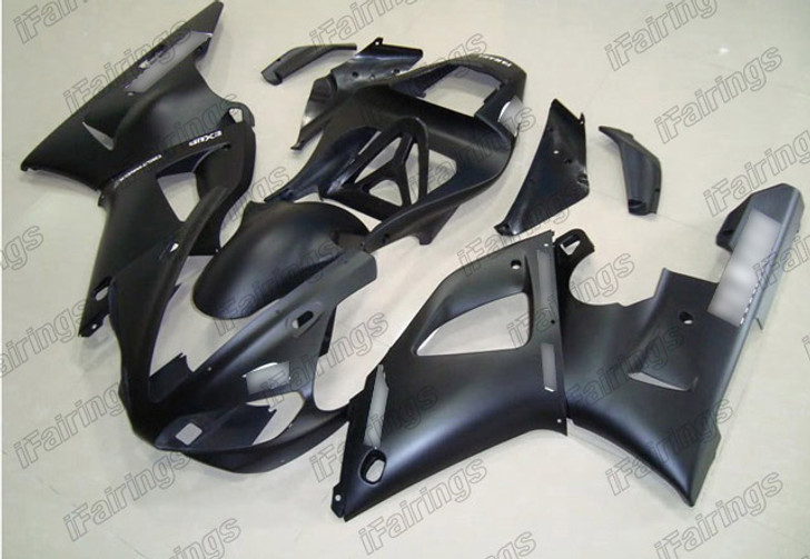 2000 2001 Yamaha YZF-R1 matte black fairings