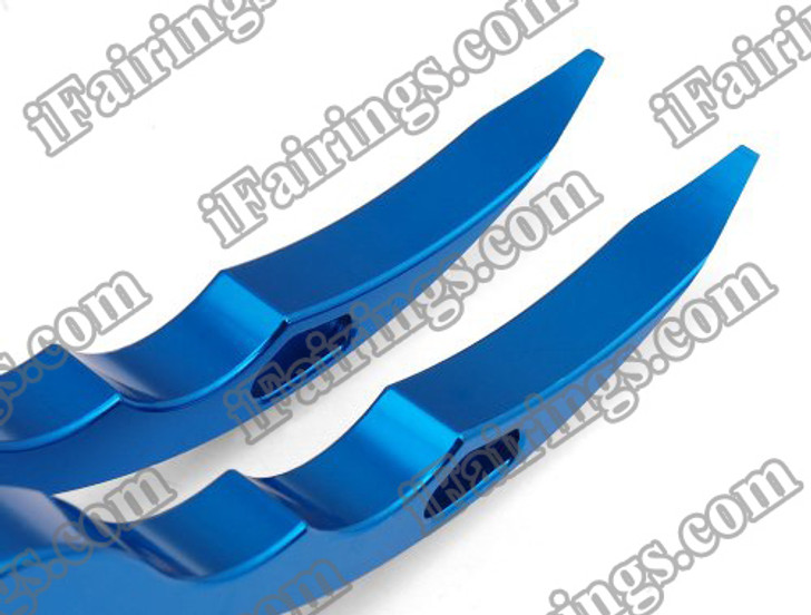 iFairings Levers are manufactured from quality CNC T-6 billet aluminum and offer effortless adjustments with 6-position adjusters that slide over ball bearings and snap securely into place. They are anodized with beautiful glossy and vibrant finish, which increases resistance to corrosion and wear. 