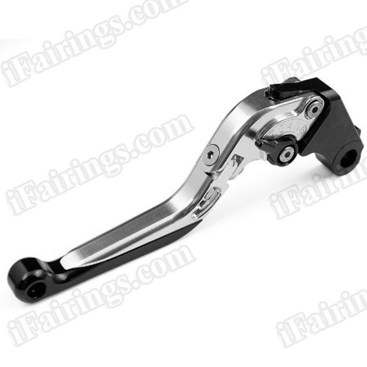 iFairings Levers are manufactured from quality CNC T-6 billet aluminum and offer effortless adjustments with 6-position adjusters that slide over ball bearings and snap securely into place. They are anodized with beautiful glossy and vibrant finish, which increases resistance to corrosion and wear. 