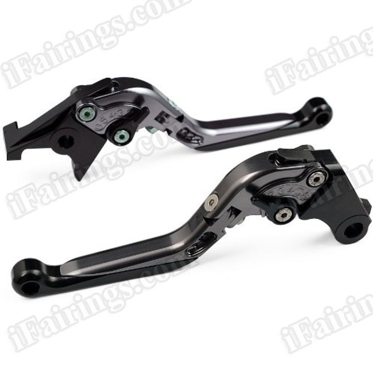 iFairings Levers are manufactured from quality CNC T-6 billet aluminum and offer effortless adjustments with 6-position adjusters that slide over ball bearings and snap securely into place. They are anodized with beautiful glossy and vibrant finish, which increases resistance to corrosion and wear. 