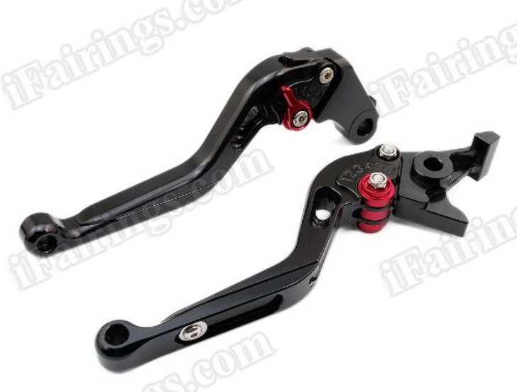 Extendable levers are CNC machined from aircraft grade 6061 T6 billet Aluminium, they are stock levers replacement with more color available.  