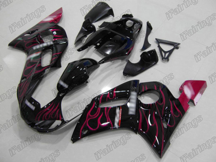 1999 2000 2001 2002 Yamaha YZF-R6 pink flame fairings