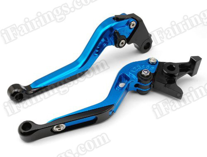 Extendable levers are CNC machined from aircraft grade 6061 T6 billet Aluminium, they are stock levers replacement with more color available.  