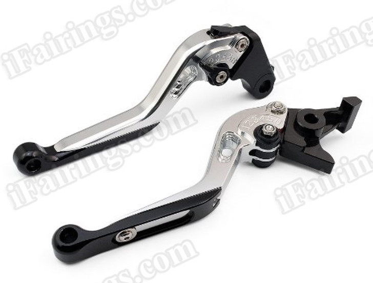 Extendable levers are CNC machined from aircraft grade 6061 T6 billet Aluminium, they are stock levers replacement with more color available.  