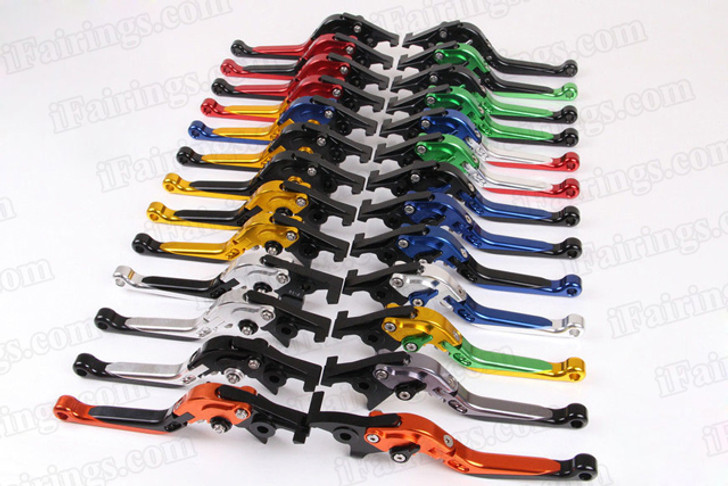 Extendable levers are CNC machined from aircraft grade 6061 T6 billet Aluminium, they are stock levers replacement with more color available.  