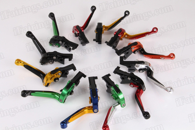 Extendable levers are CNC machined from aircraft grade 6061 T6 billet Aluminium, they are stock levers replacement with more color available.  