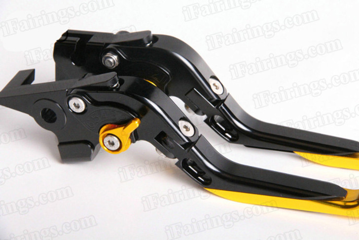 Extendable levers are CNC machined from aircraft grade 6061 T6 billet Aluminium, they are stock levers replacement with more color available.  