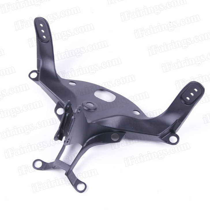 Aftermarket upper fairing stay bracket for 2004-2006 Yamaha YZF-R1, this fairing stay bracket, as a direct replacement for stock/factory fairing stay bracket, is made with very brilliant finish and precise fitment. It is OEM style and built to match the stock/factory specification, no need to do any modification.