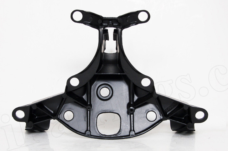 Aftermarket upper fairing stay bracket for 2007 2008 Yamaha YZF-R1, this fairing stay bracket, as a direct replacement for stock/factory fairing stay bracket, is made with very brilliant finish and precise fitment. It is OEM style and built to match the stock/factory specification, no need to do any modification.