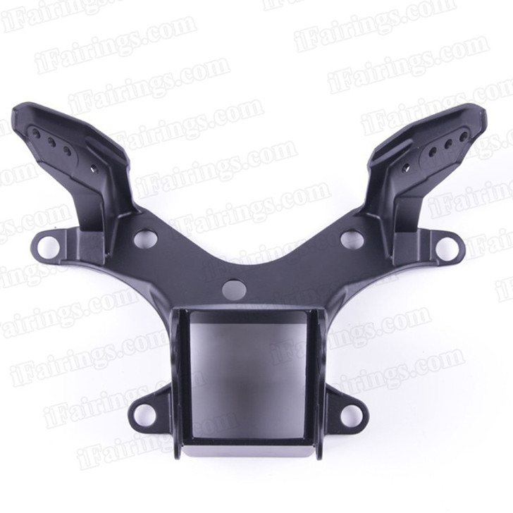 Aftermarket upper fairing stay bracket for 2008-2012 Yamaha YZF-R6, this fairing stay bracket, as a direct replacement for stock/factory fairing stay bracket, is made with very brilliant finish and precise fitment. It is OEM style and built to match the stock/factory specification, no need to do any modification.