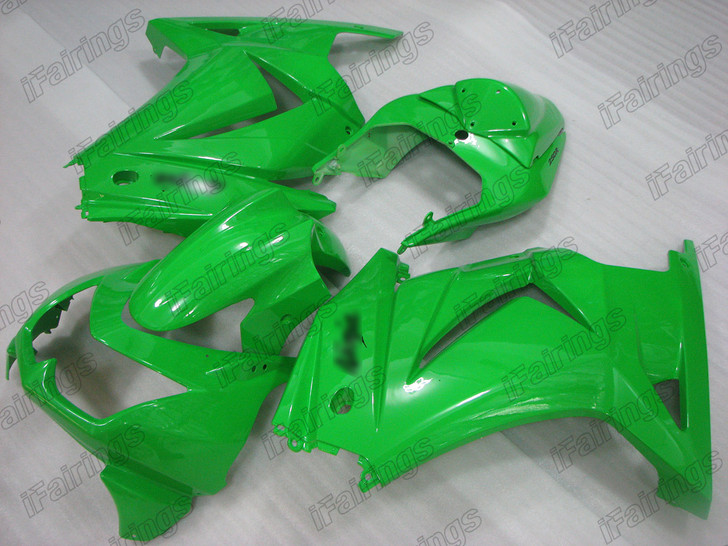 Kawasaki Ninja 250R EX250 lime green fairings