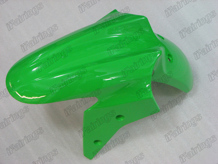 Kawasaki Ninja 250R EX250 lime green front fender mudguards