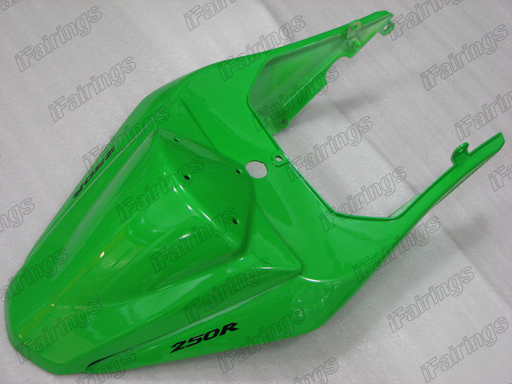 Kawasaki Ninja 250R EX250 lime green tail fairings