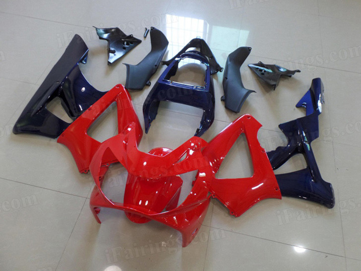 aftermarket fairings and bodywork for Honda CBR929RR 2000 2001, this motorcycle fairings are replacement plastic with various graphics,  they are top quality and oem fairing quality comparable. All the bodywork panels are pre-drilled and 100% precise fit factory bike.