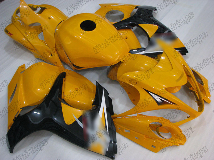 Suzuki Hayabusa GSX1300R custom fairing yellow and black