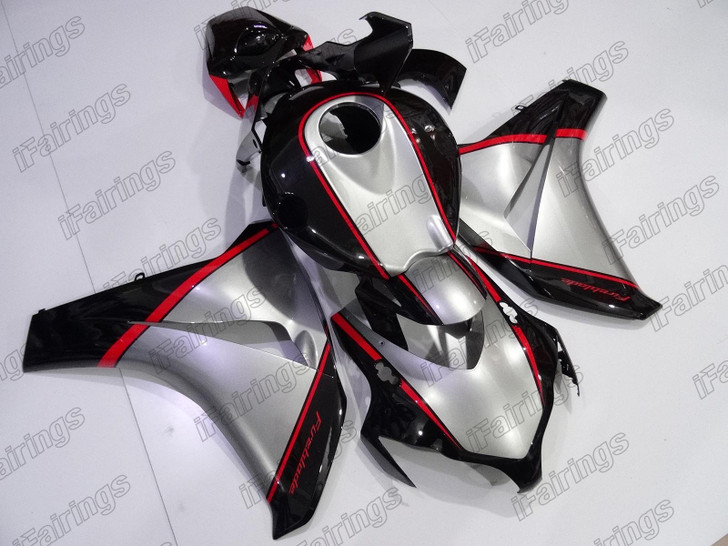 2008 2009 2010 2011 HONDA CBR1000RR OEM replacement fairing black and silver