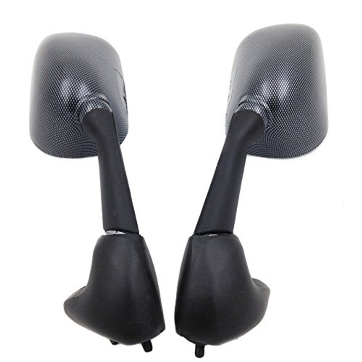 Motorcycle mirror assembly for 2004 2005 2006 Yamaha YZF-R1, O.E.M mirror replacement and quality guaranteed.