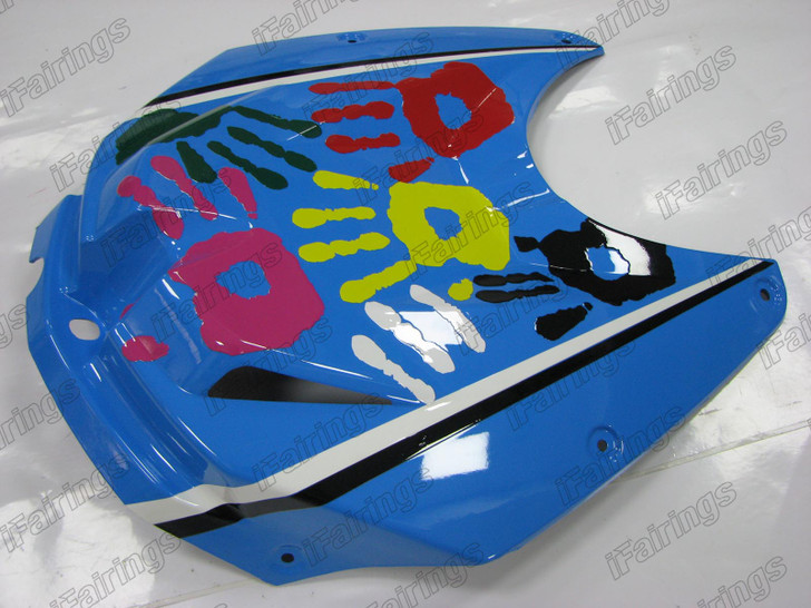 2009 2010 2011 2012 2013 2014 BMW S1000RR HP4 blue shark graphic fairing